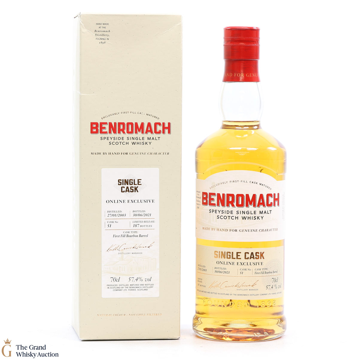 Benromach - 18 Year Old 2003 - Single Cask #51 - Online Exclusive