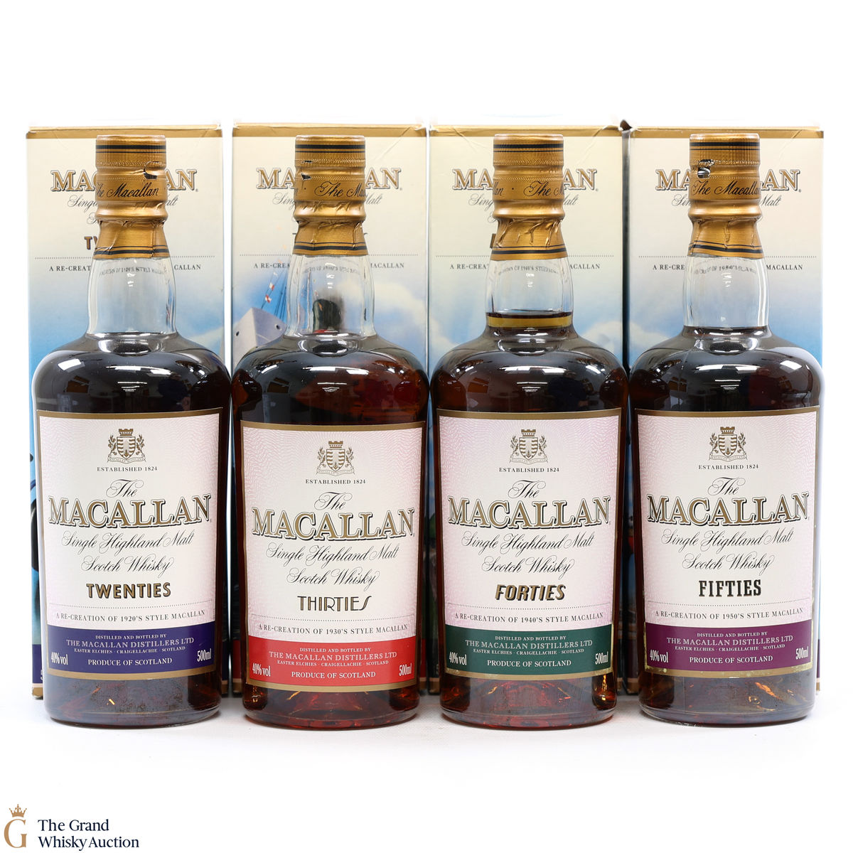 Macallan - Travel Decades Series (4 x 50cl)