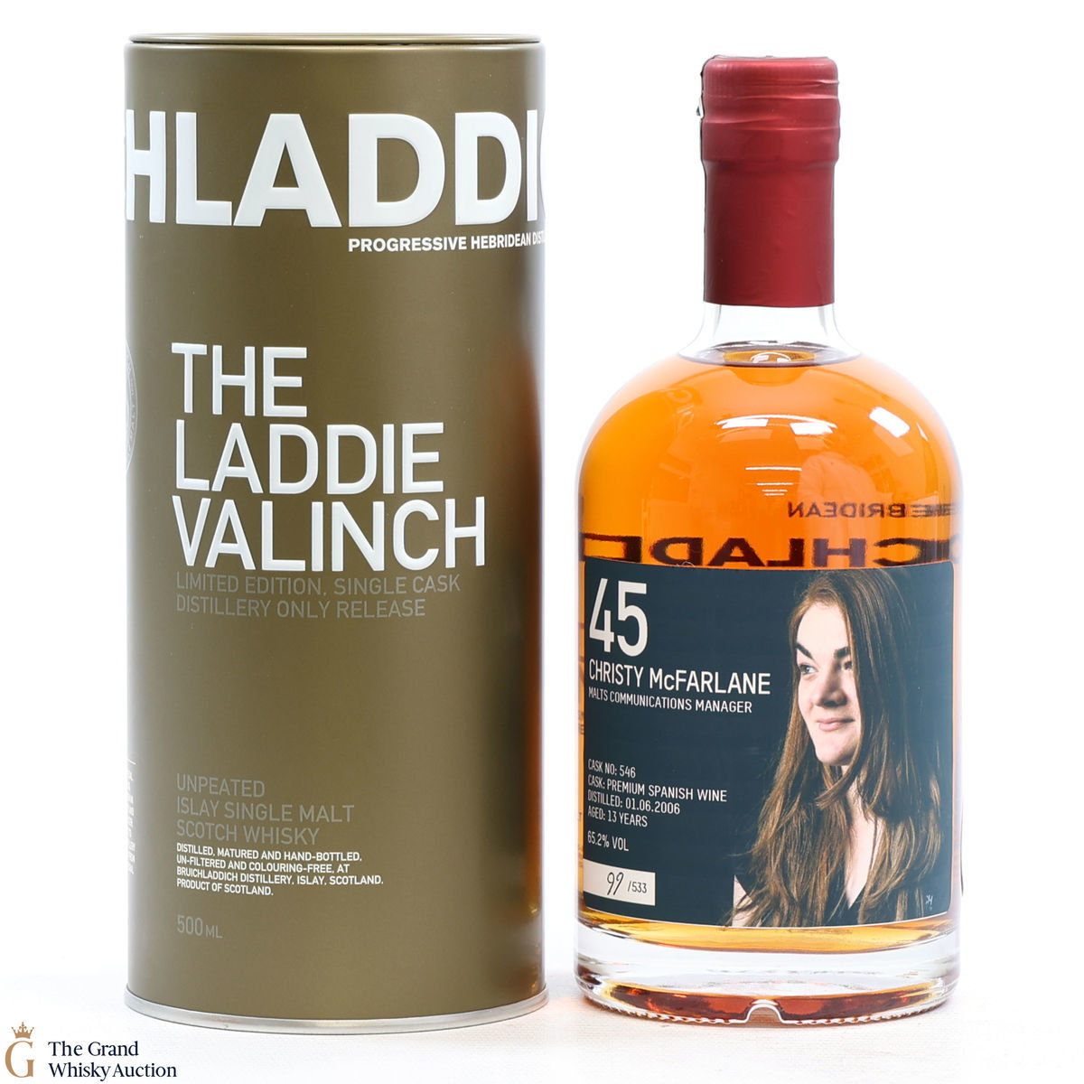 Bruichladdich - 13 Year Old - Valinch 45 - Christy McFarlane
