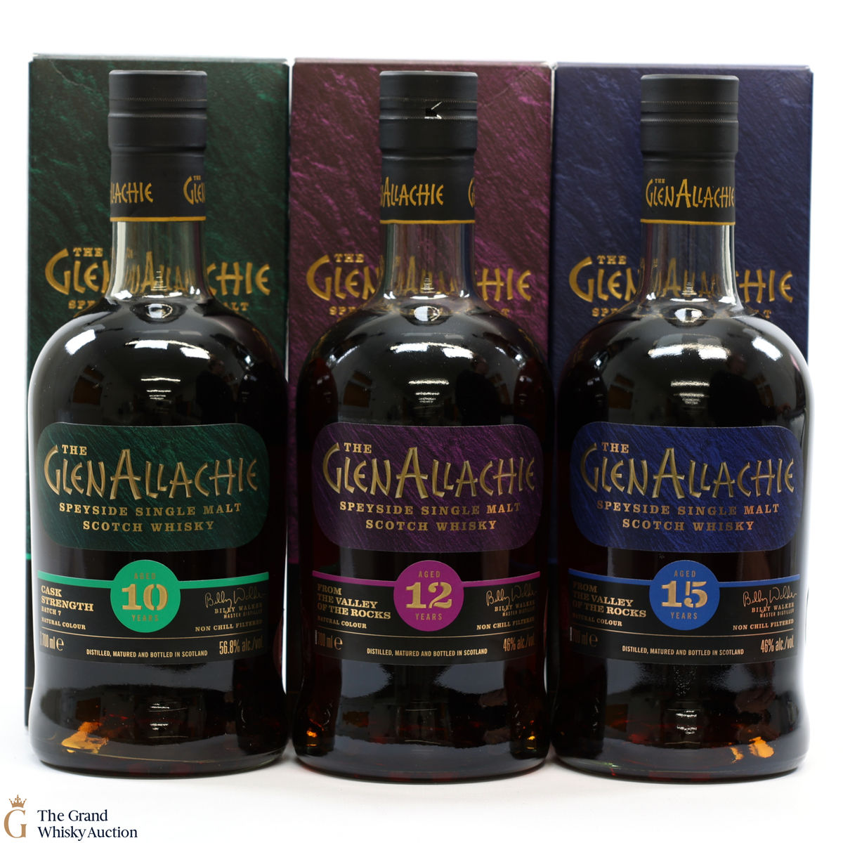 Glenallachie - 10, 12 & 15 Year Old (3 x 70cl)