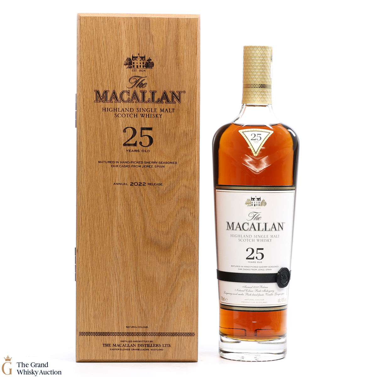 Macallan - 25 Year Old - Sherry Oak - 2022