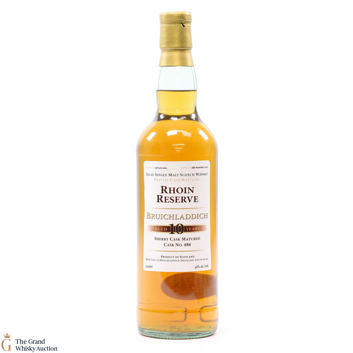 Bruichladdich - 10 Year Old 2002 Private Cask #486 2012