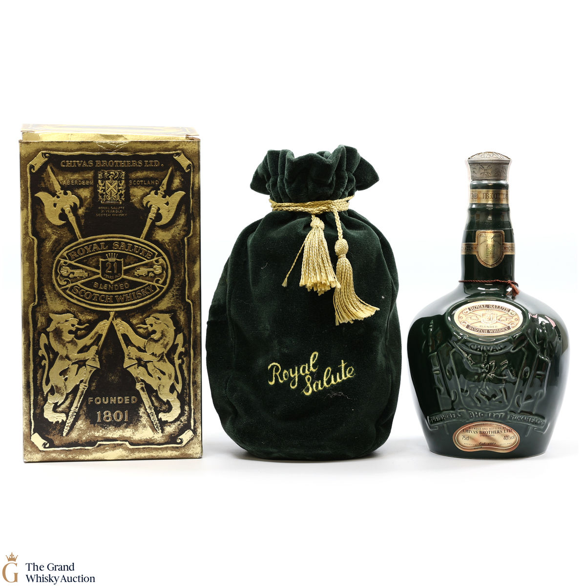 Chivas - Royal Salute - 21 Year Old - Emerald Flagon
