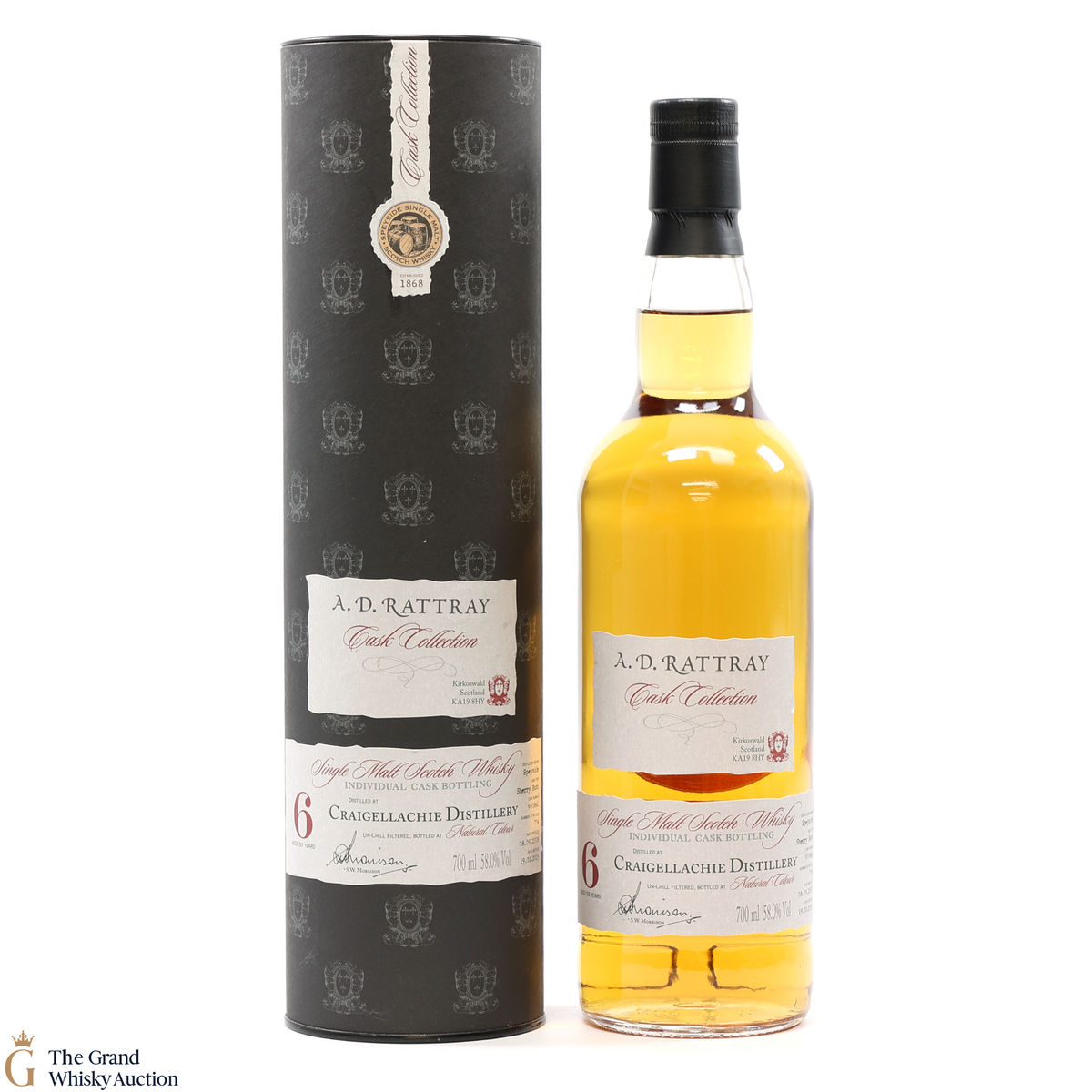 Craigellachie Distillery - 6 Year Old #900861 - A.D. Rattray 