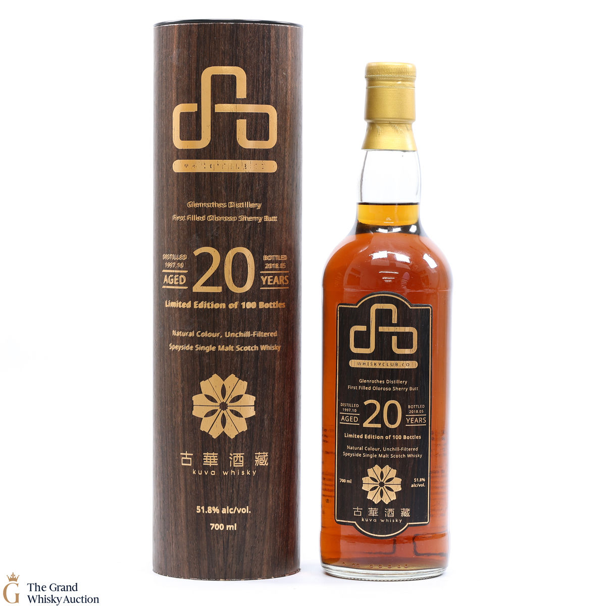 Glenrothes - 20 Year Old 1997 - Whiskyclub.co & Kuva Whisky - Indian Blackwood