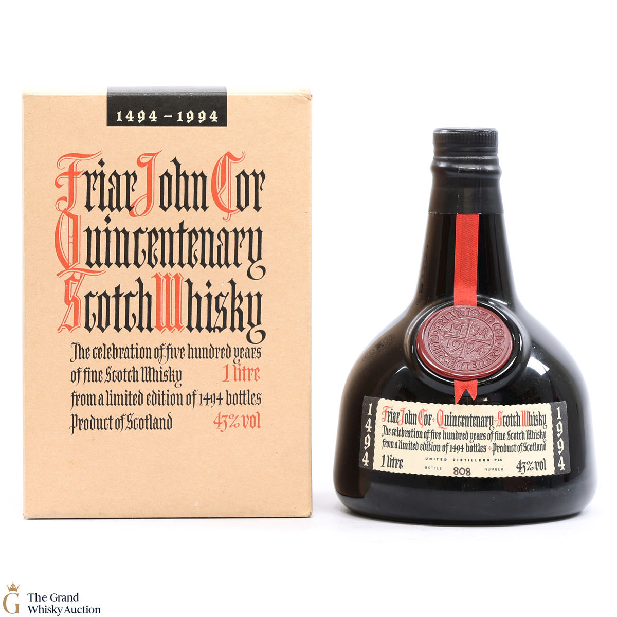 Friar John Cor Quincentenary 1494 - 1994 Anniversary 1L