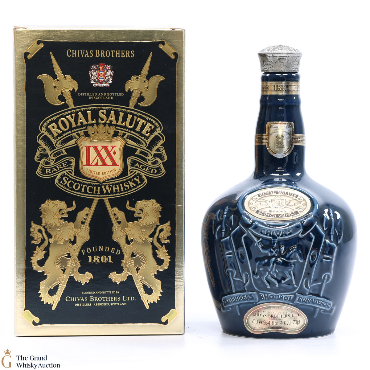Chivas - Royal Salute - 21 Year Old - Sapphire Flagon