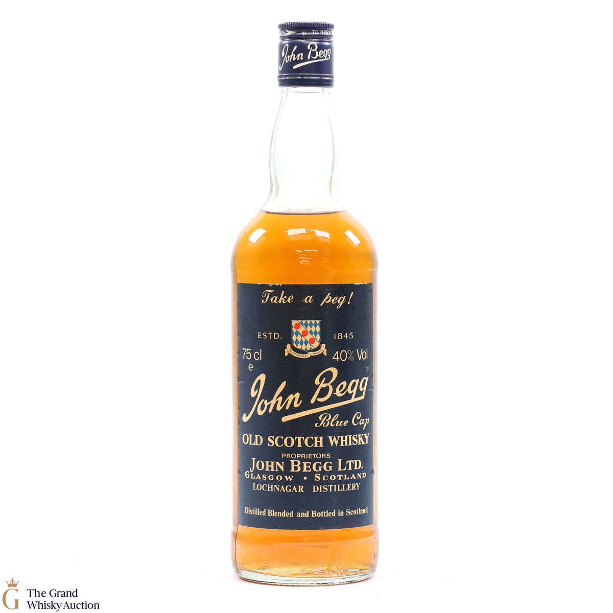 Royal Lochnagar - John Begg Blue Cap Blend 75cl 1980s