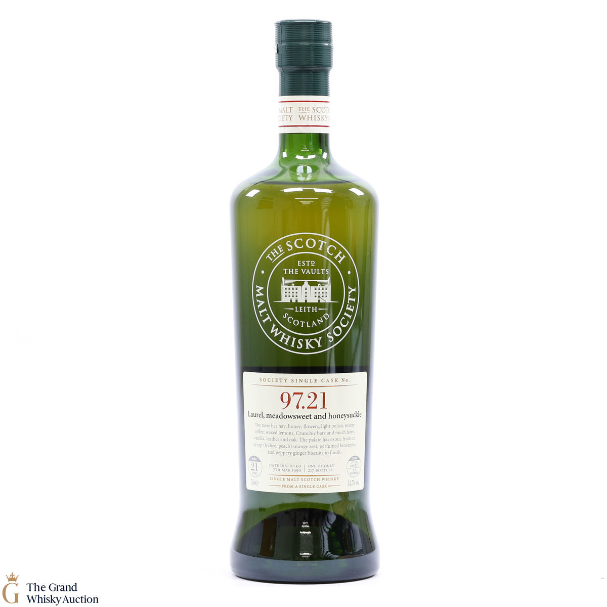 Littlemill - 21 Year Old 1990 - SMWS 97.21 - Laurel, meadowsweet and honeysuckle