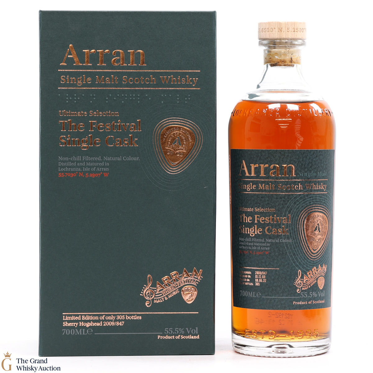 Arran - 12 Year Old - The Festival Single Cask #2009/847