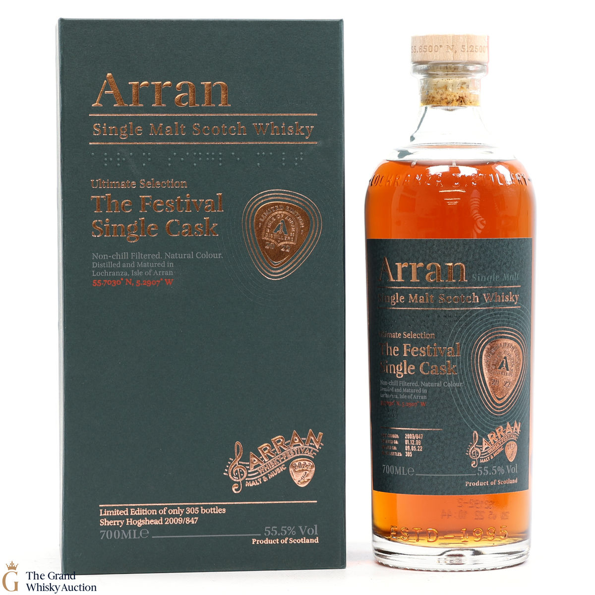 Arran - 12 Year Old - The Festival Single Cask #2009/847
