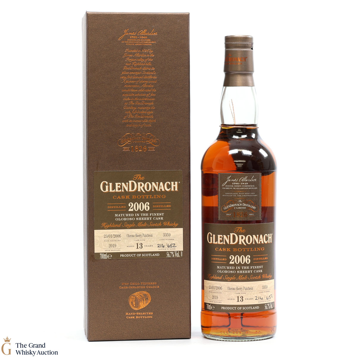 GlenDronach - 13 Year Old - 2006 Single Cask #3359