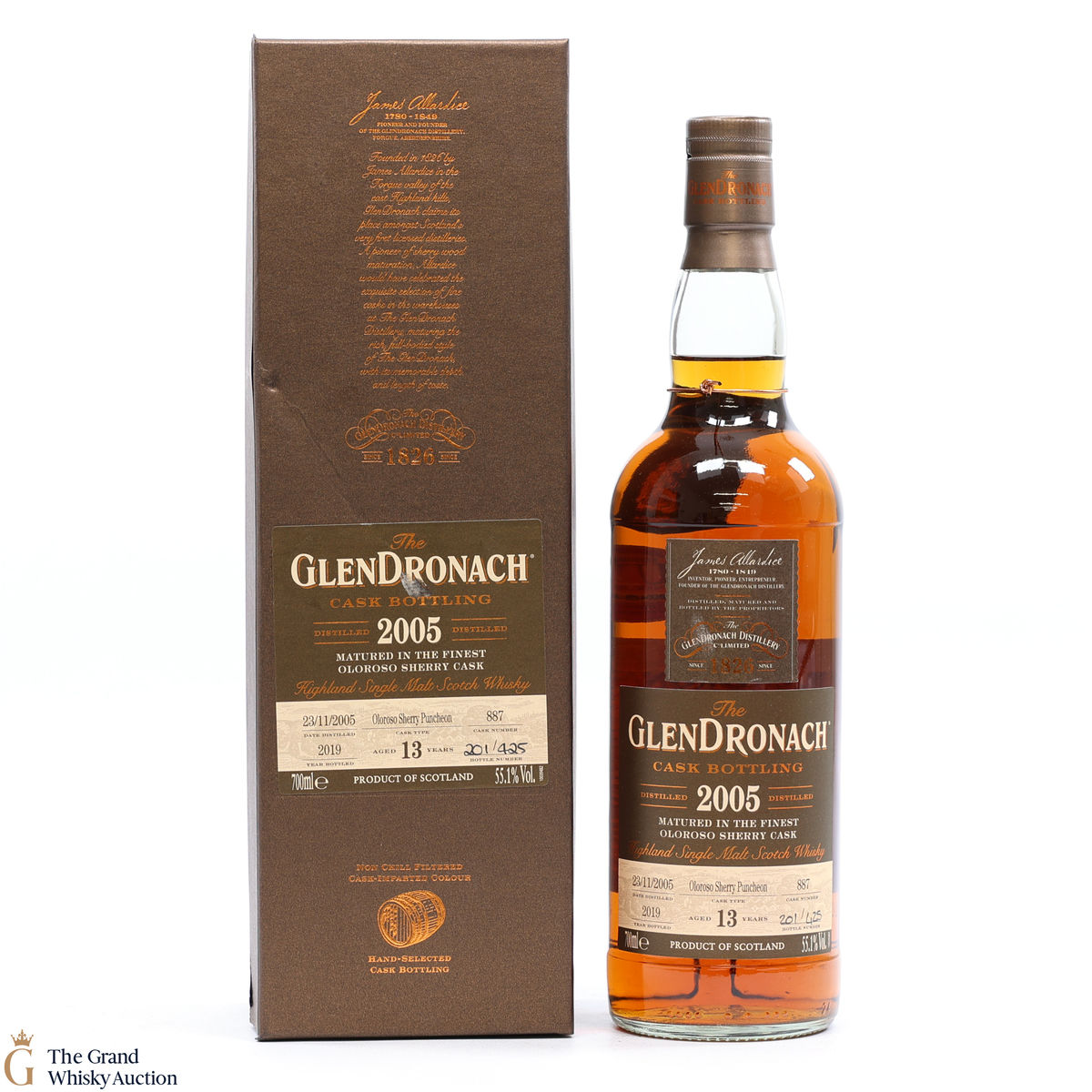 GlenDronach - 13 Year Old - 2005 Single Cask #887
