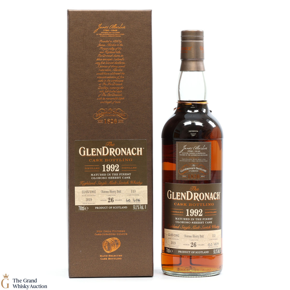 GlenDronach - 26 Year Old - 1992 Single Cask #113
