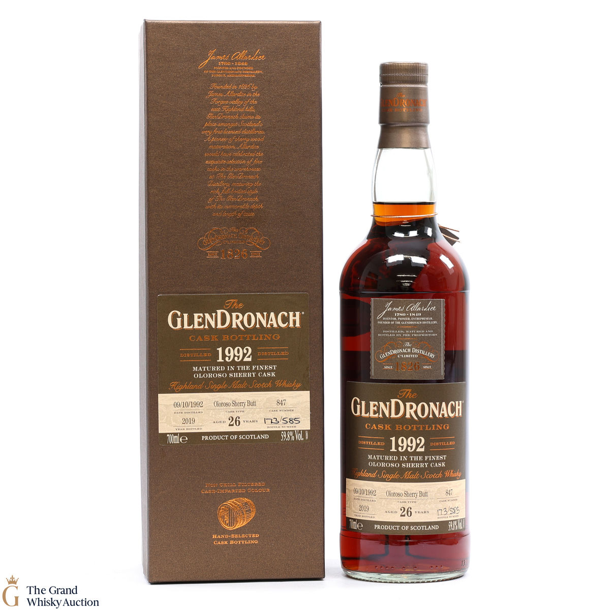 GlenDronach - 26 Year Old - 1992 Single Cask #847