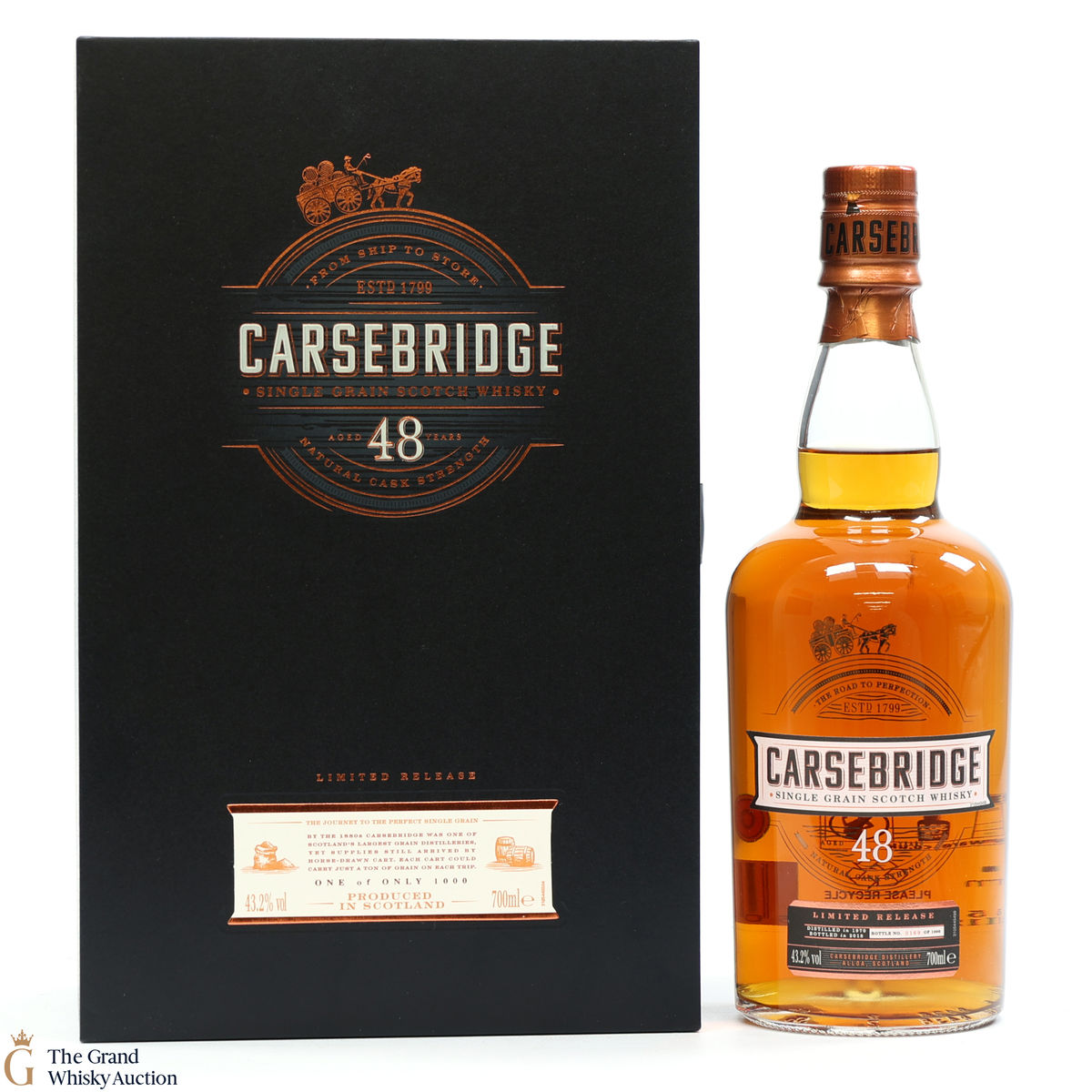 Carsebridge - 48 Year Old Single Grain 1970