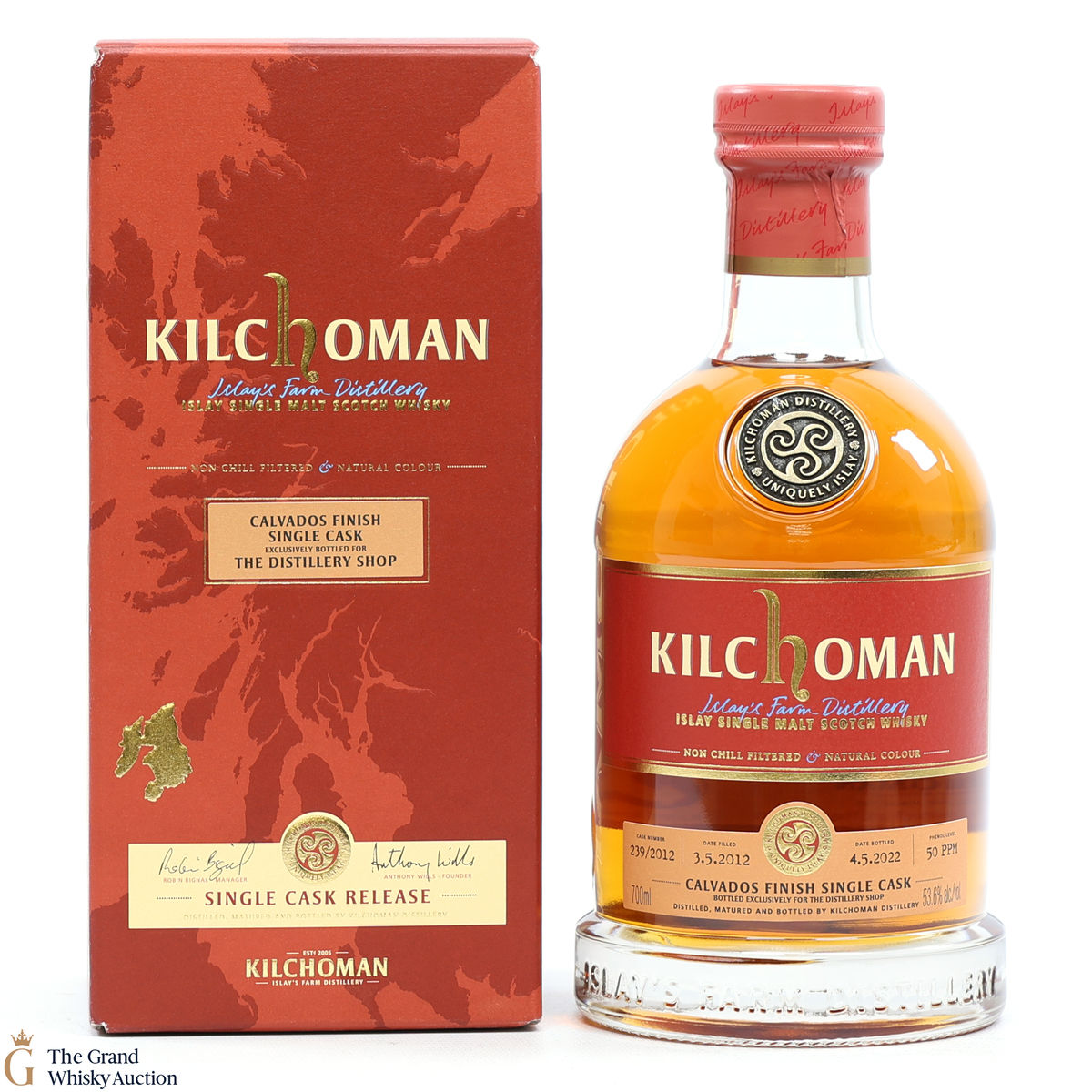 Kilchoman - 10 Year Old - Calvados Finish - Distillery Shop Exclusive - Single Cask #239