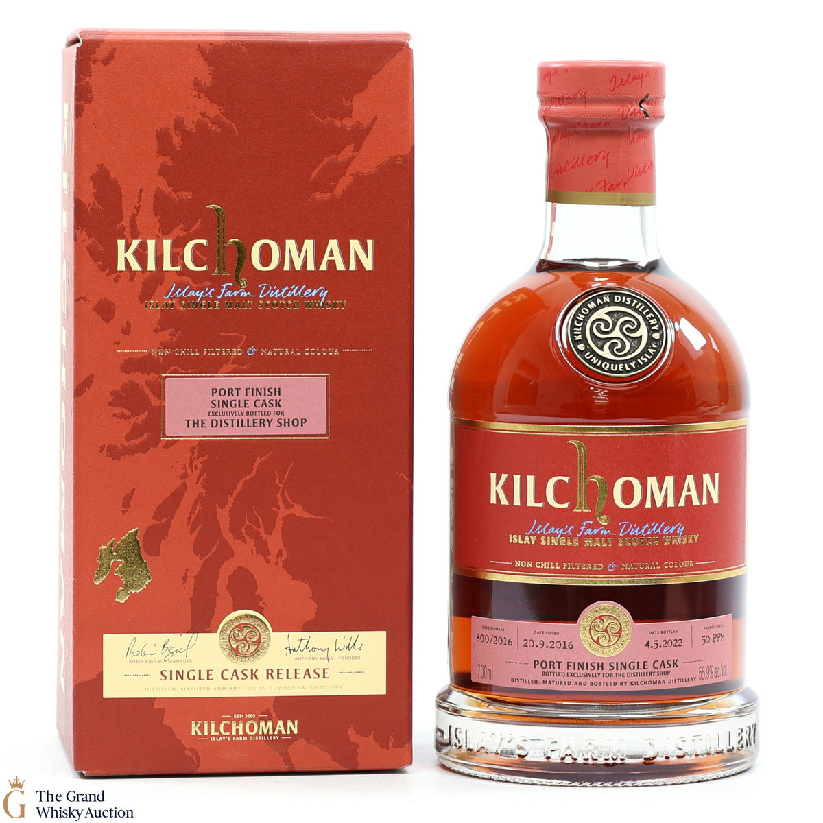 Kilchoman - 5 Year Old - Distillery Shop Exclusive - Single Cask #800