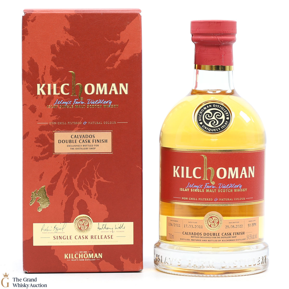 Kilchoman - 11 Year Old 2011 - Calvados Double Cask - Distillery Shop Exclusive #136