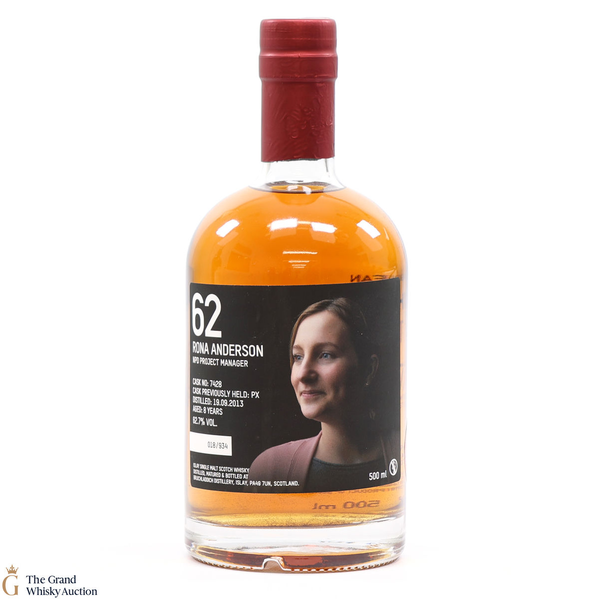 Bruichladdich - 8 Year Old - Valinch 62 - Rona Anderson (50cl)