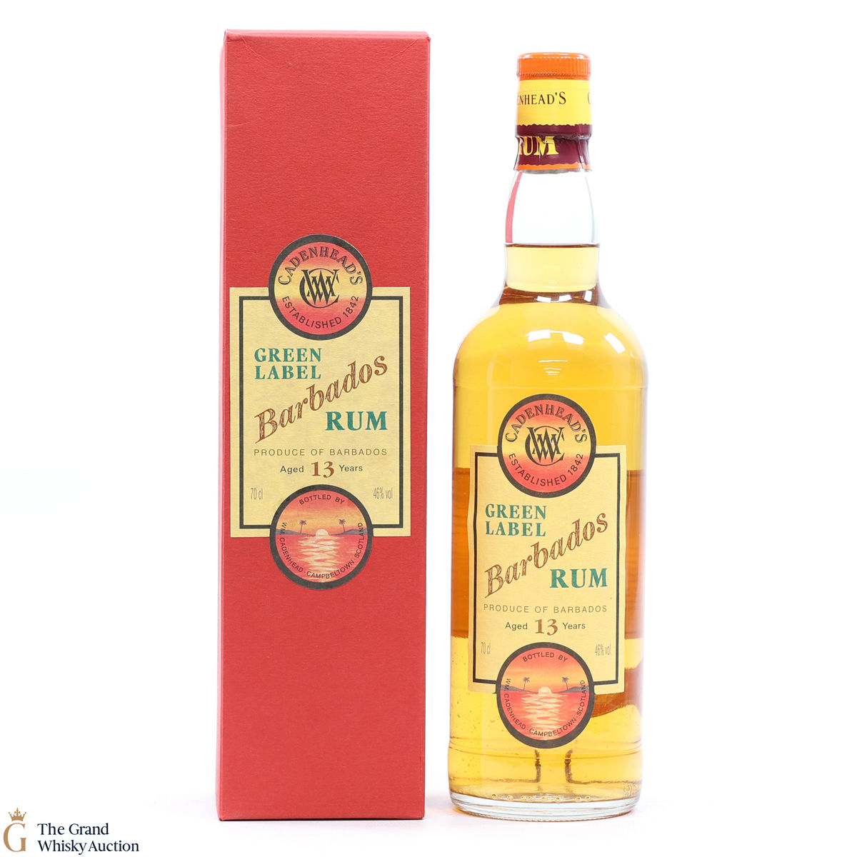 Cadenhead's - 13 Year Old Barbados Green Label Rum