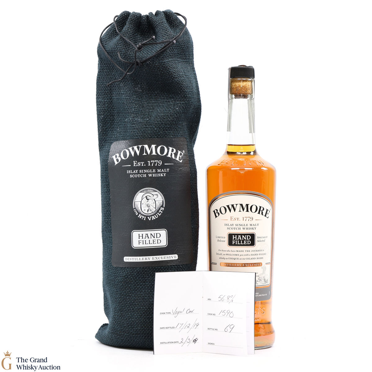 Bowmore - 10 Year Old - 2019 Hand Fill - Virgin Oak #1590