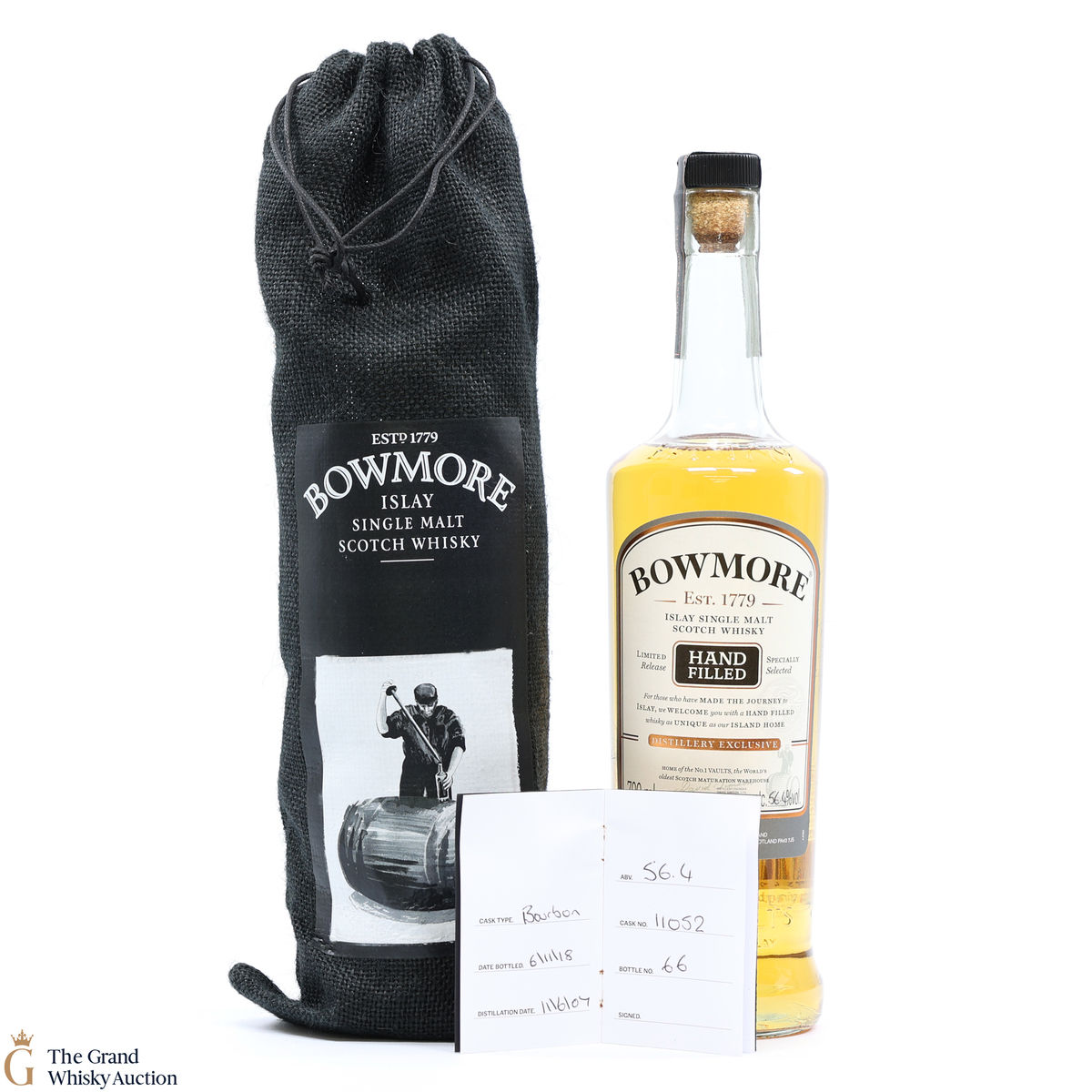 Bowmore - 10 Year Old - 2018 Hand Fill - Bourbon #11052