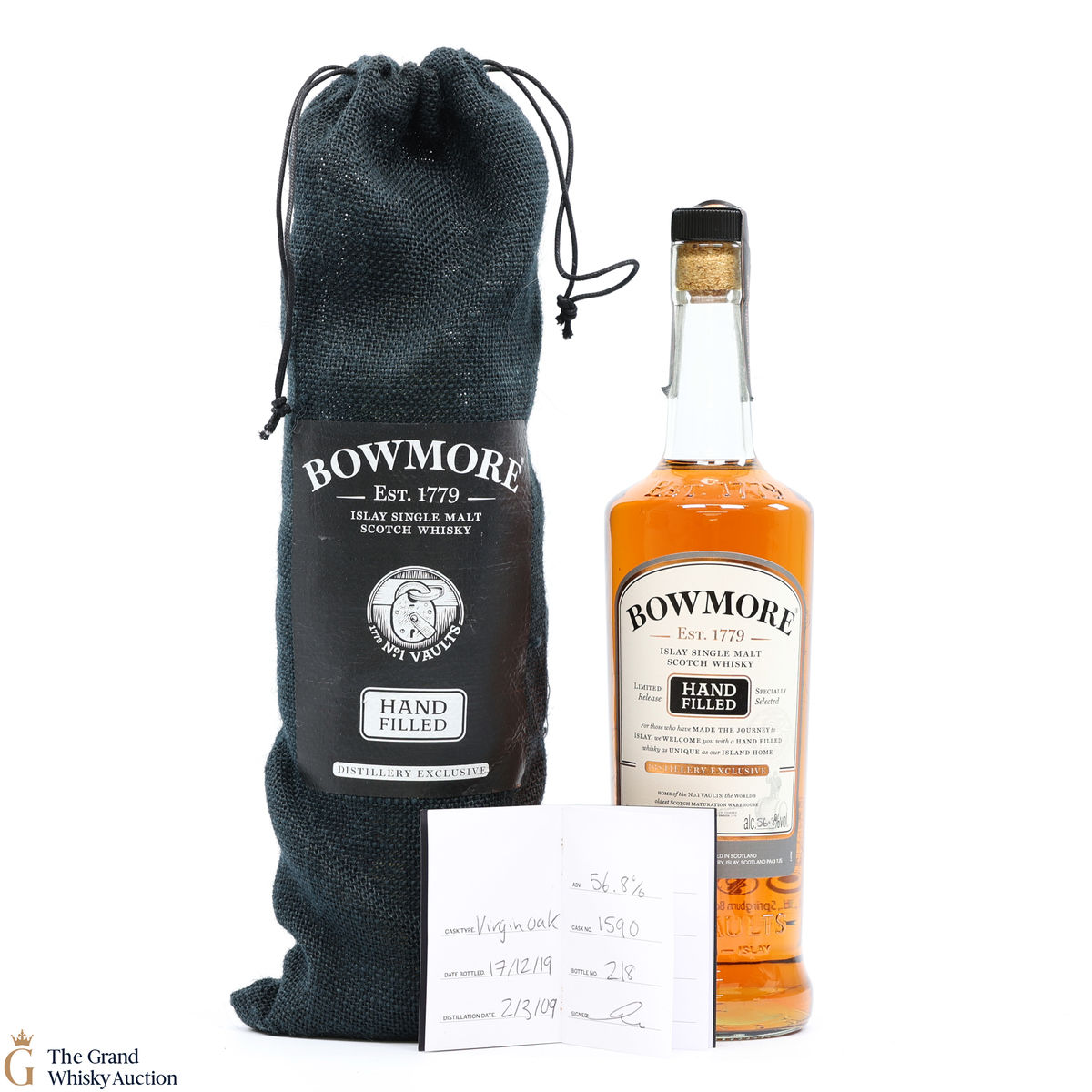 Bowmore - 10 Year Old - 2019 Hand Fill - Virgin Oak #1590
