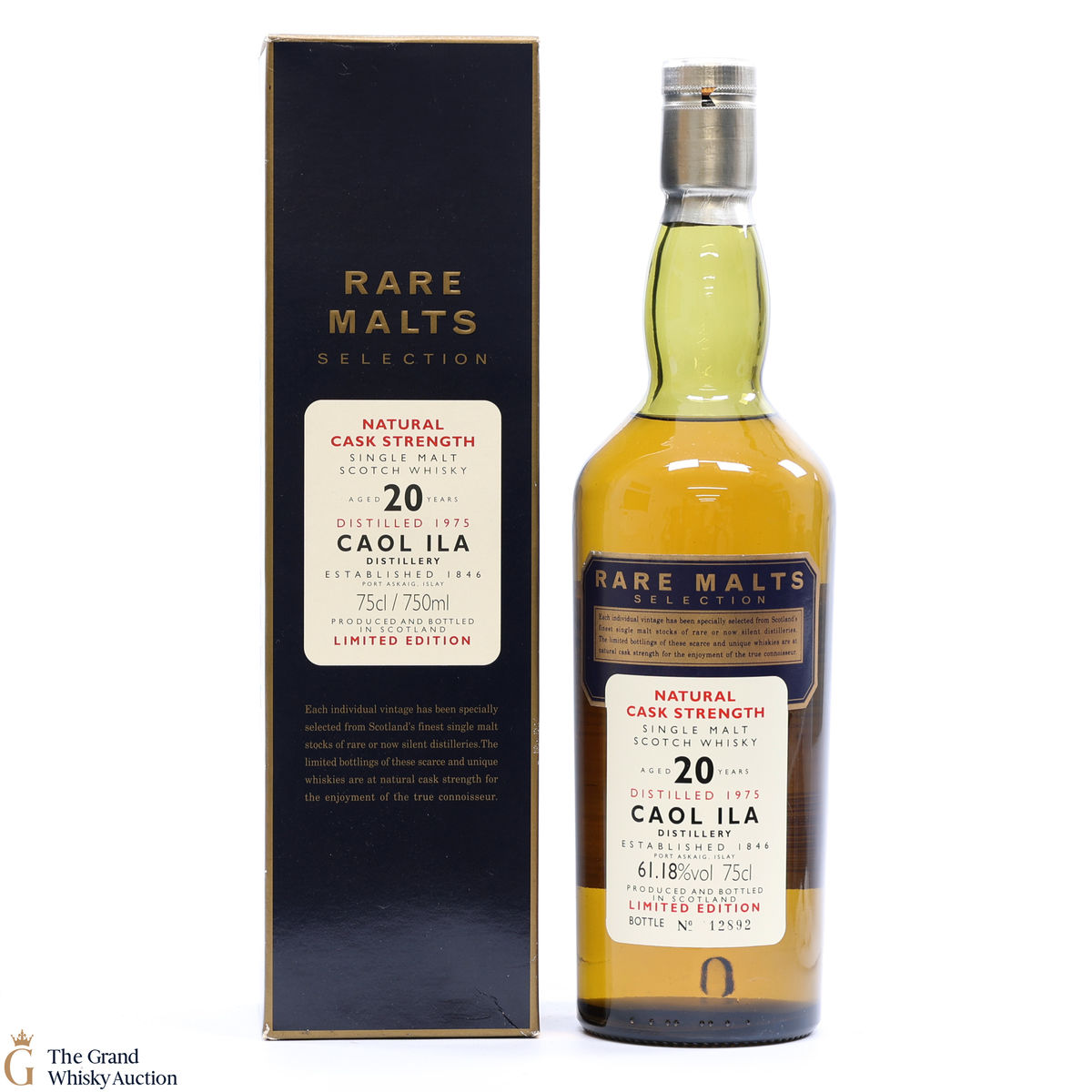 Caol Ila - 20 Year Old - 1975 Rare Malt 61.18% 75cl