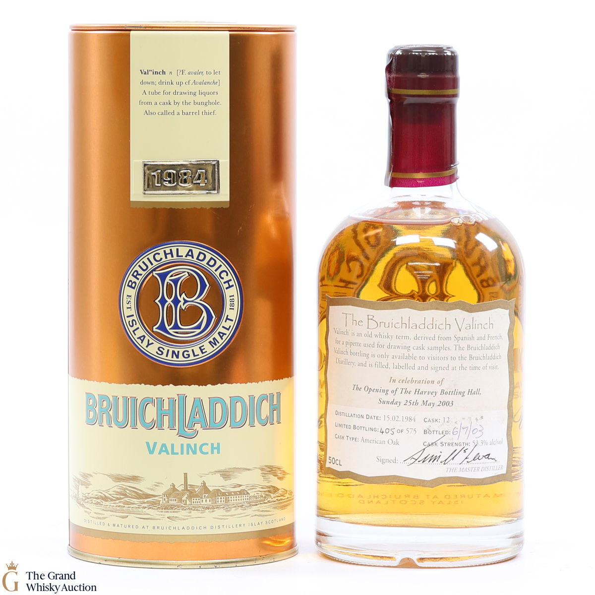 Bruichladdich - 1984 Valinch - Opening of The Harvey Bottling Hall #12