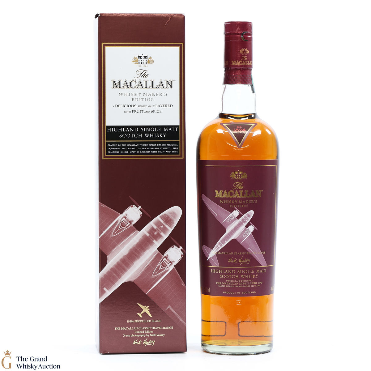 Macallan - Whisky Maker's Edition - Classic Travel Range 1930s Propeller Plane