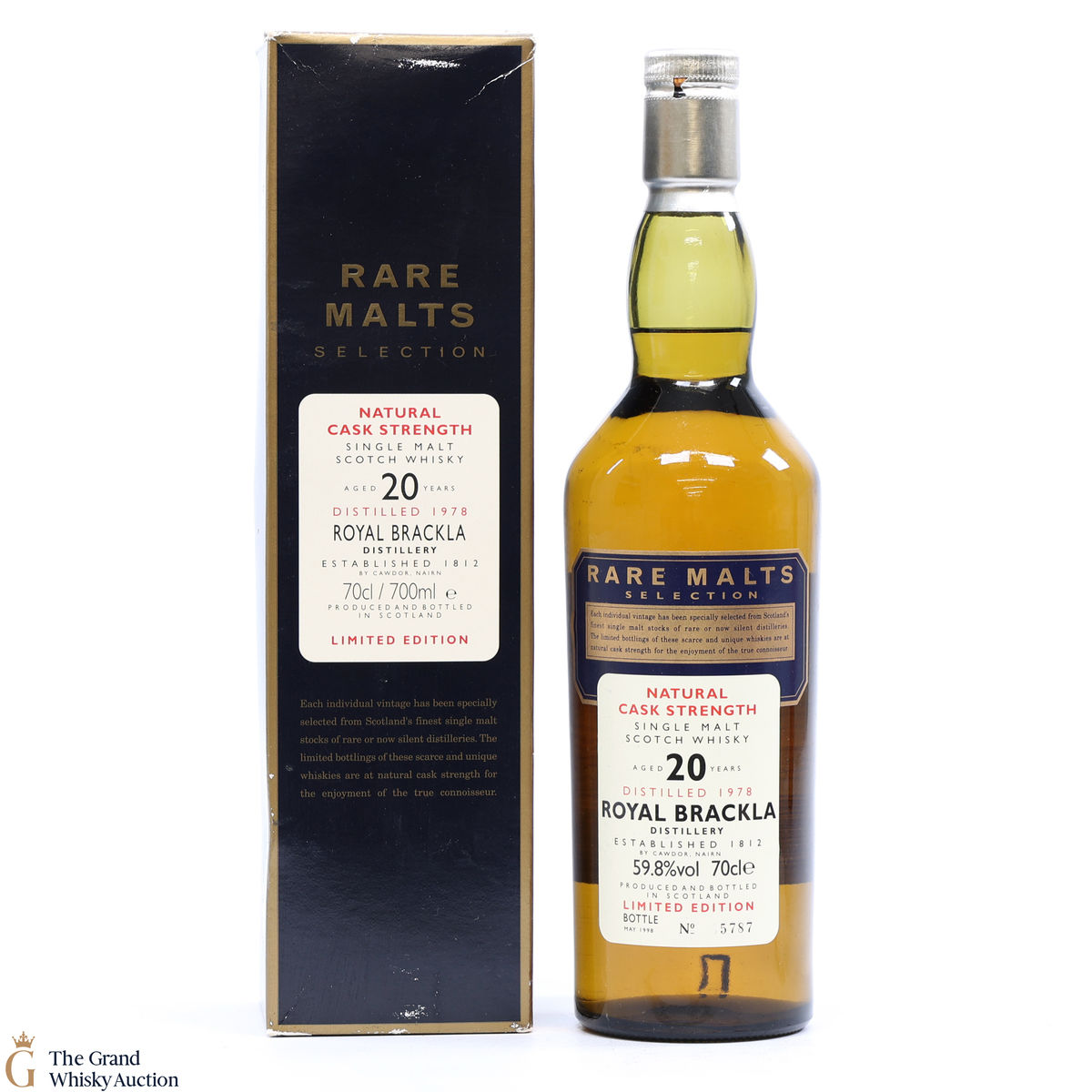 Royal Brackla - 20 Year Old 1978 Rare Malts 59.8%