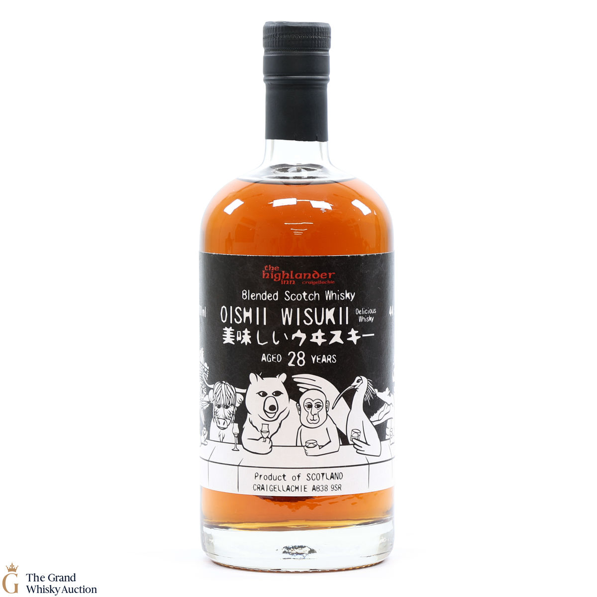 Oishii Wisukii - 28 Year Old Blended Whisky - Highlander Inn