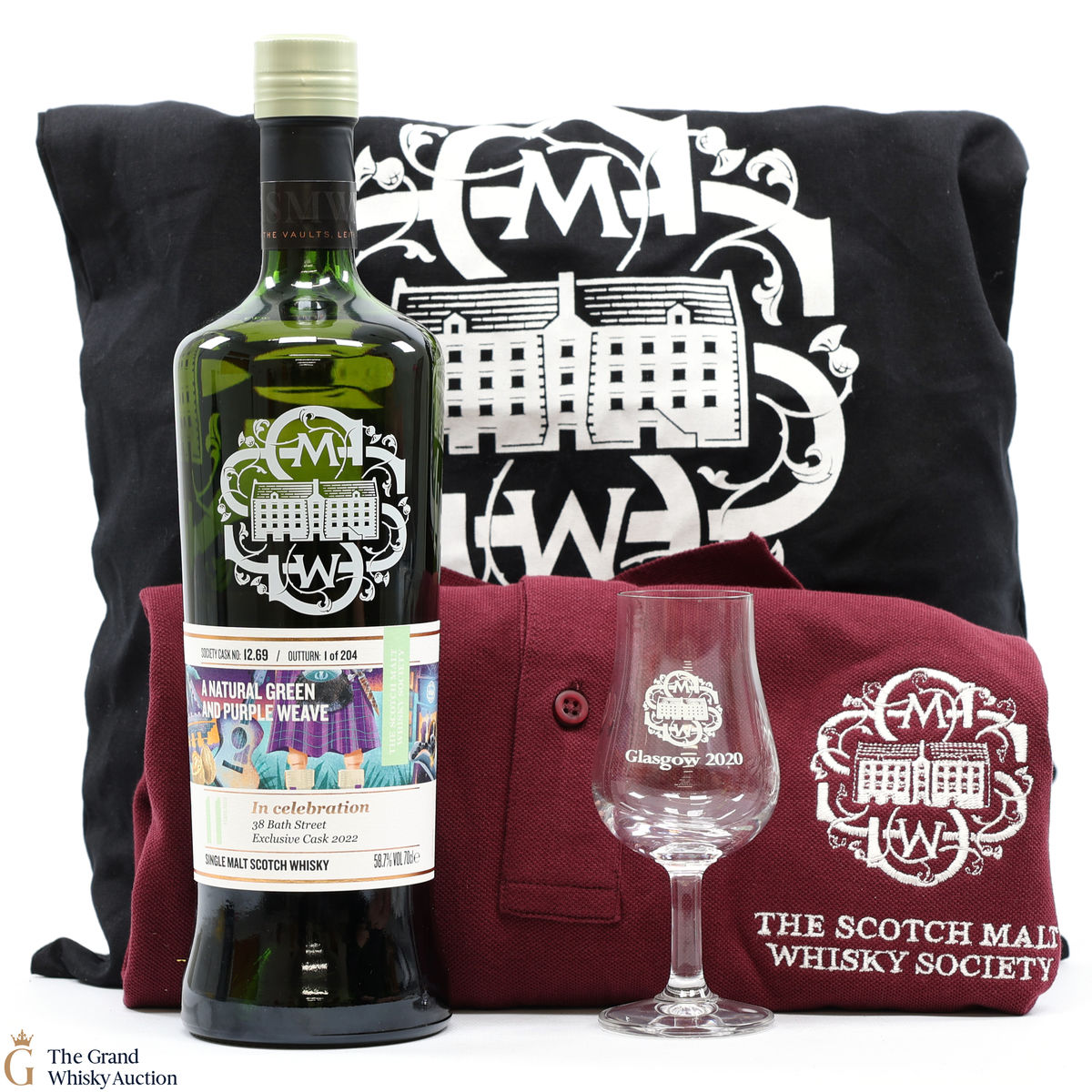 Benriach - 11 Year Old SMWS 12.69 In Celebration of 38 Bath Street 2022 + Glass & T-Shirt