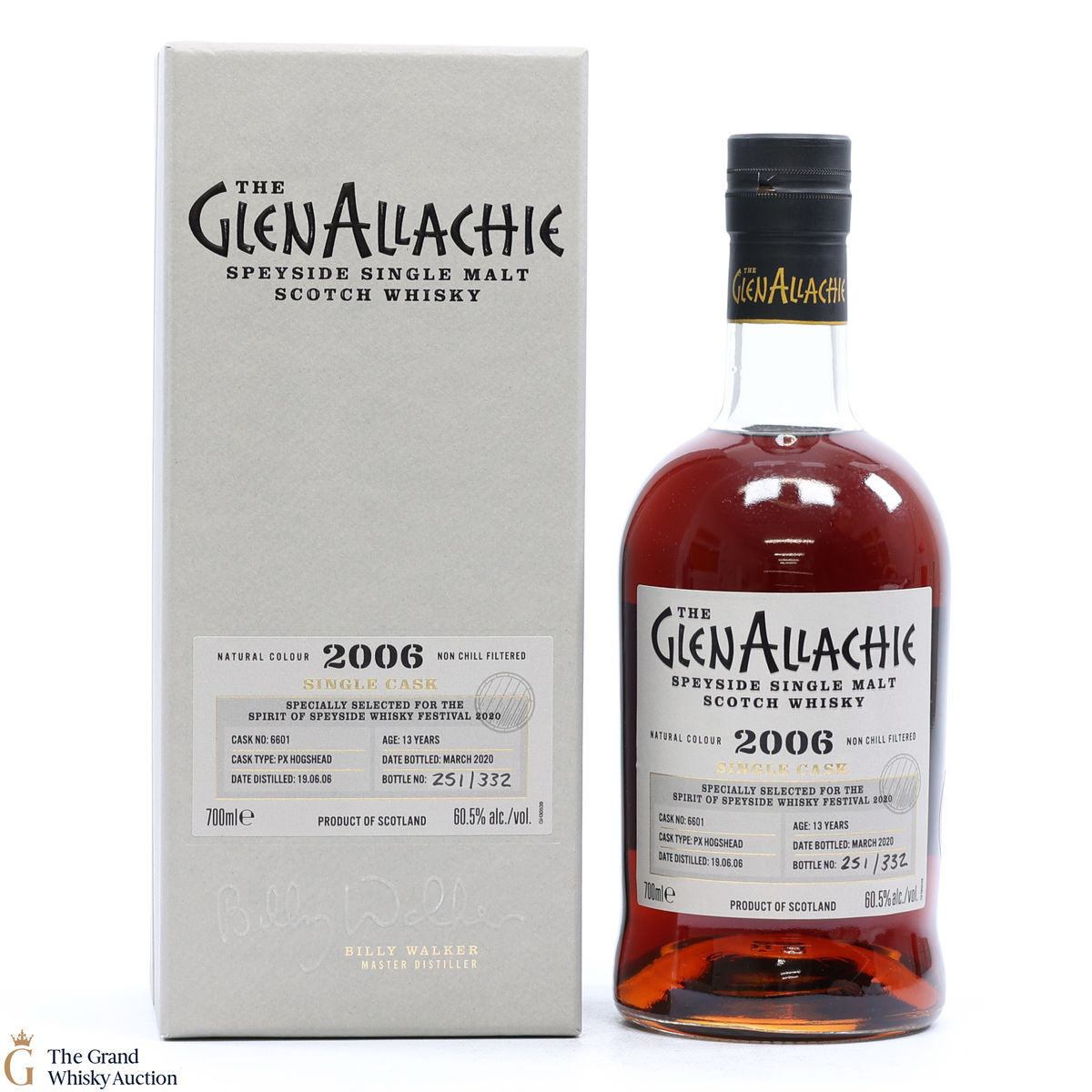 Glenallachie - 13 Year Old 2006 Single Cask #6601 - Spirit of Speyside 2020