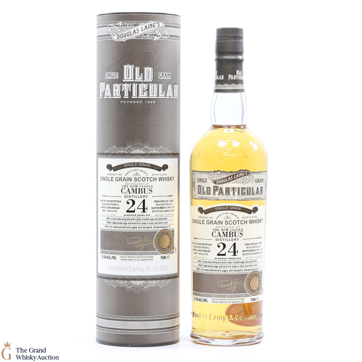 Cambus - 24 Year Old Single Grain 1991 Old Particular