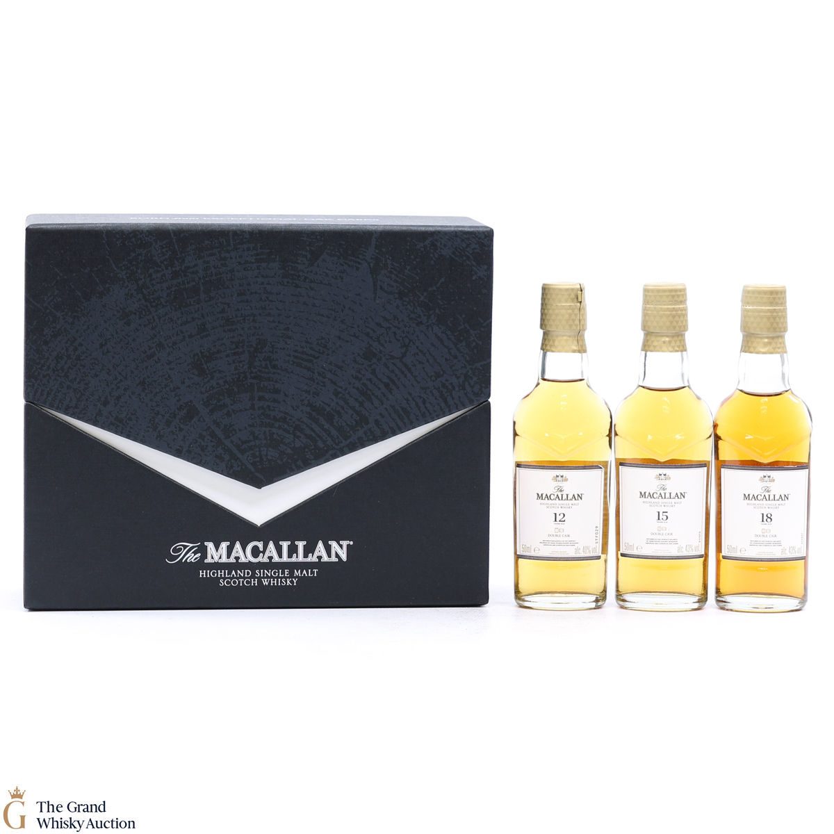 Macallan - 12, 15 & 18 YO Double Cask Set (3 x 5cl)