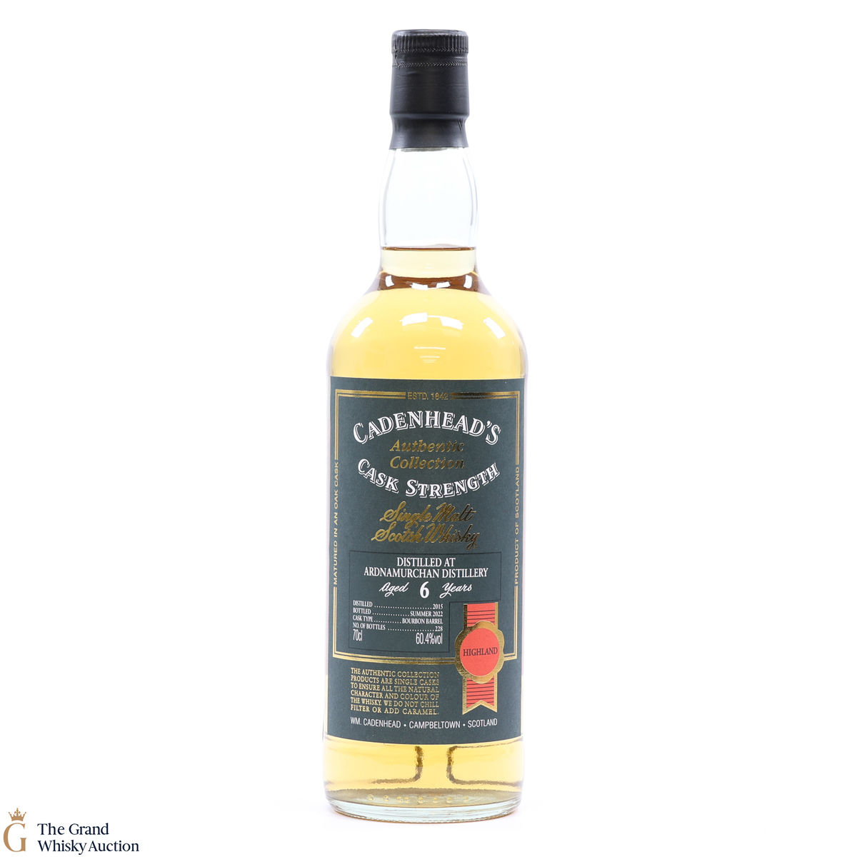 Ardnamurchan - 6 Year Old 2015 Cadenhead's Cask Strength 2022