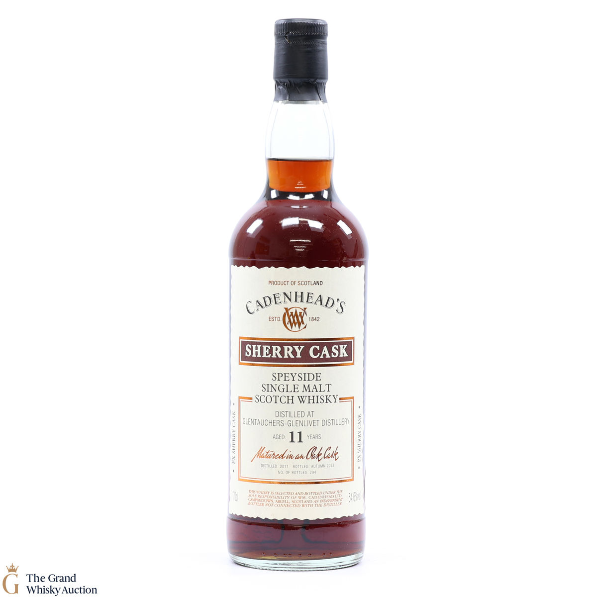 Glentauchers-Glenlivet - 11 Year Old 2011 - Cadenhead's Sherry Cask