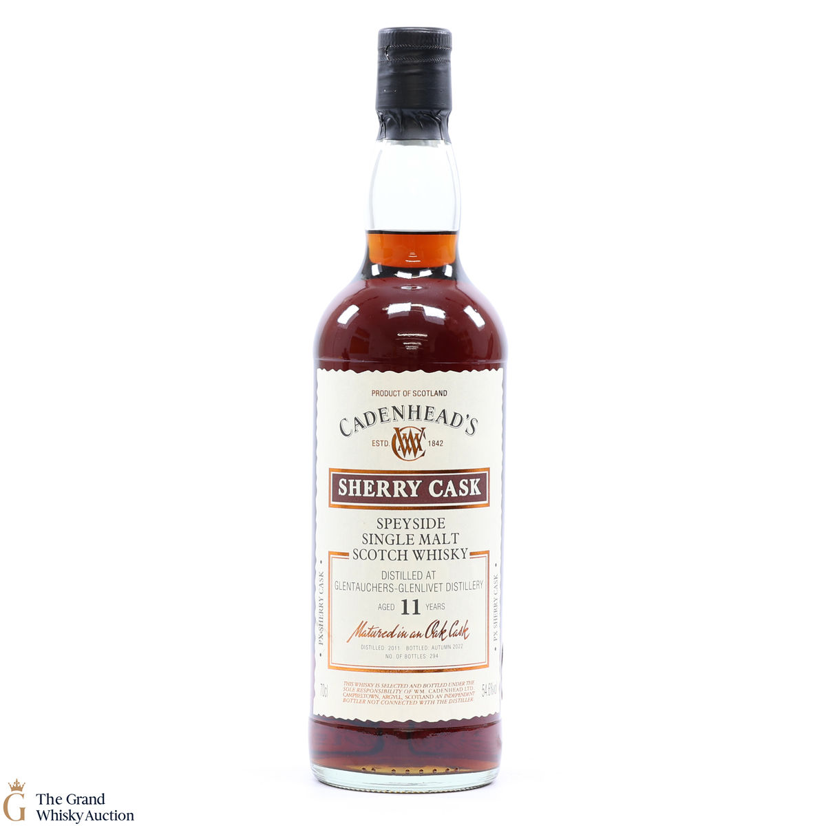 Glentauchers-Glenlivet - 11 Year Old 2011 - Cadenhead's Sherry Cask