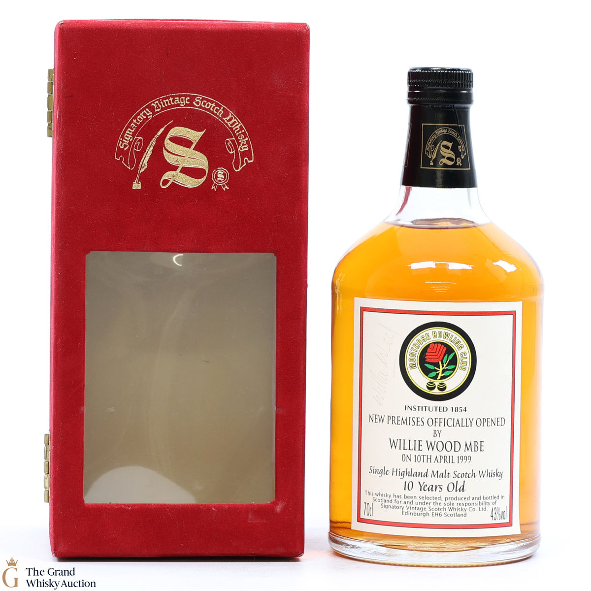 Signatory Vintage - 10 Year Old - Montrose Bowling Club 1999