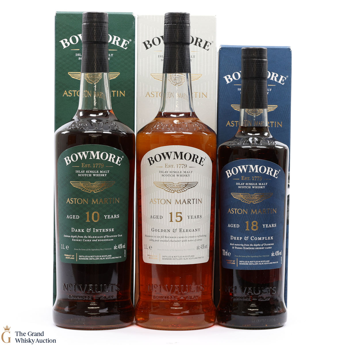 Bowmore - Aston Martin - Edition 1,2 + 3