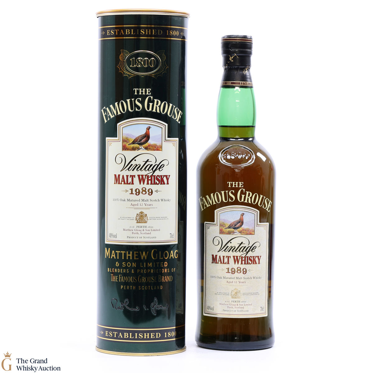 Famous Grouse - 12 Year Old 1989 Vintage Matthew Gloag