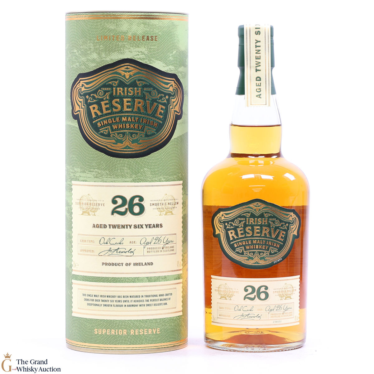 Irish Reserve - 26 Year Old Single Malt Irish Whiskey Limited Release