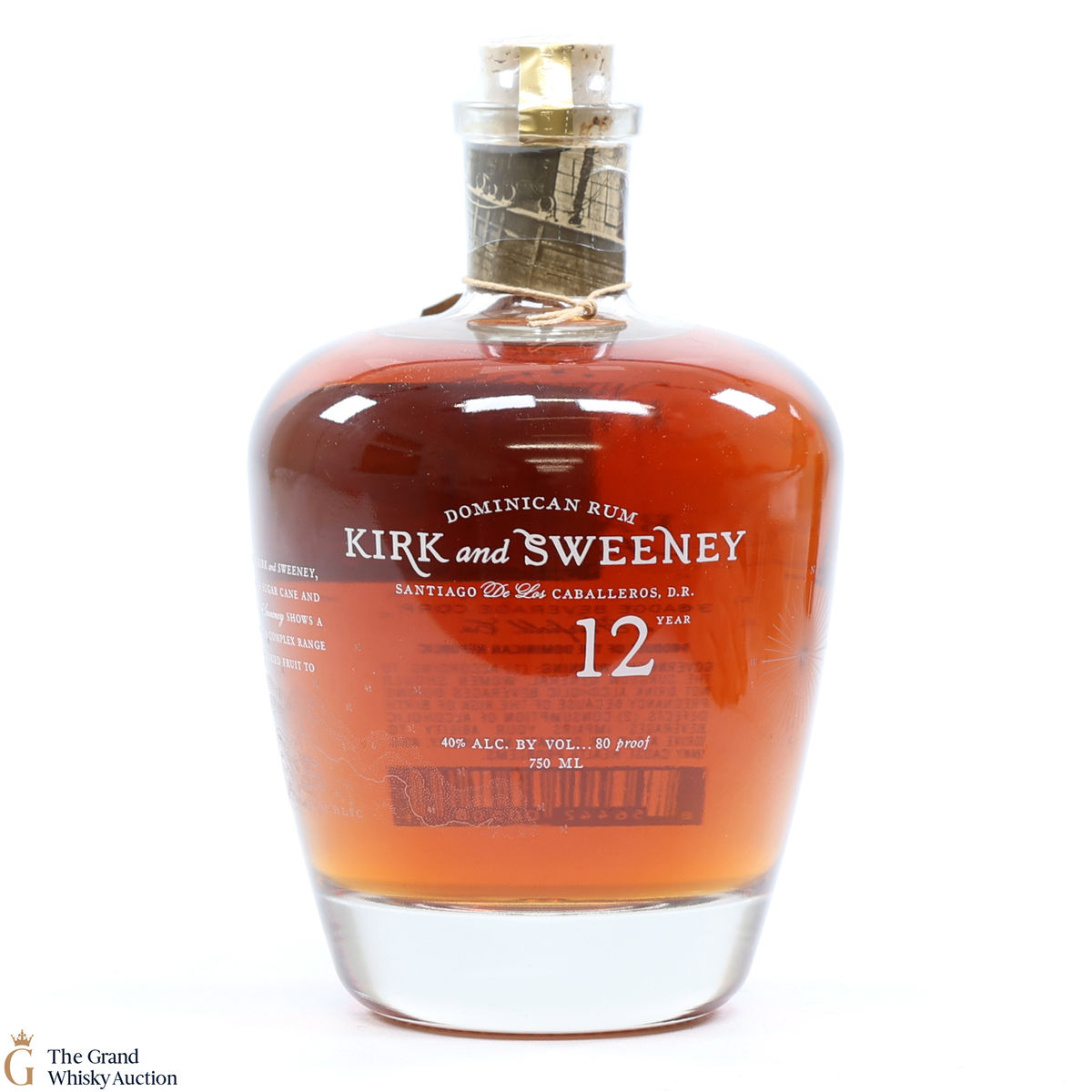 Kirk and Sweeney - 12 Year Old Rum (75cl)