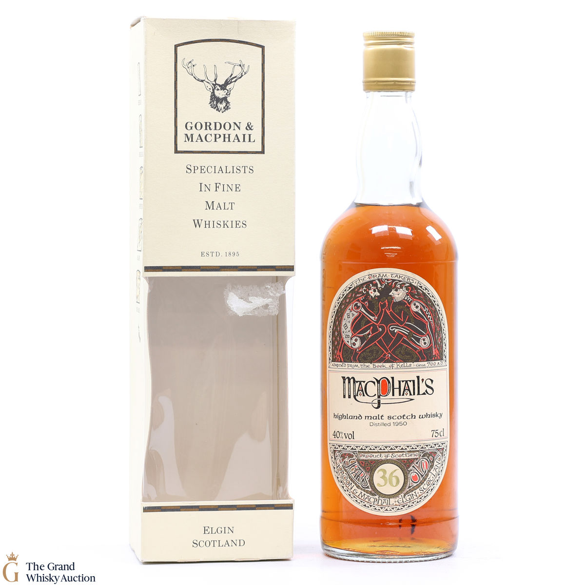 Macphail's - 36 Year Old Highland Malt 1950 75cl Book of Kells