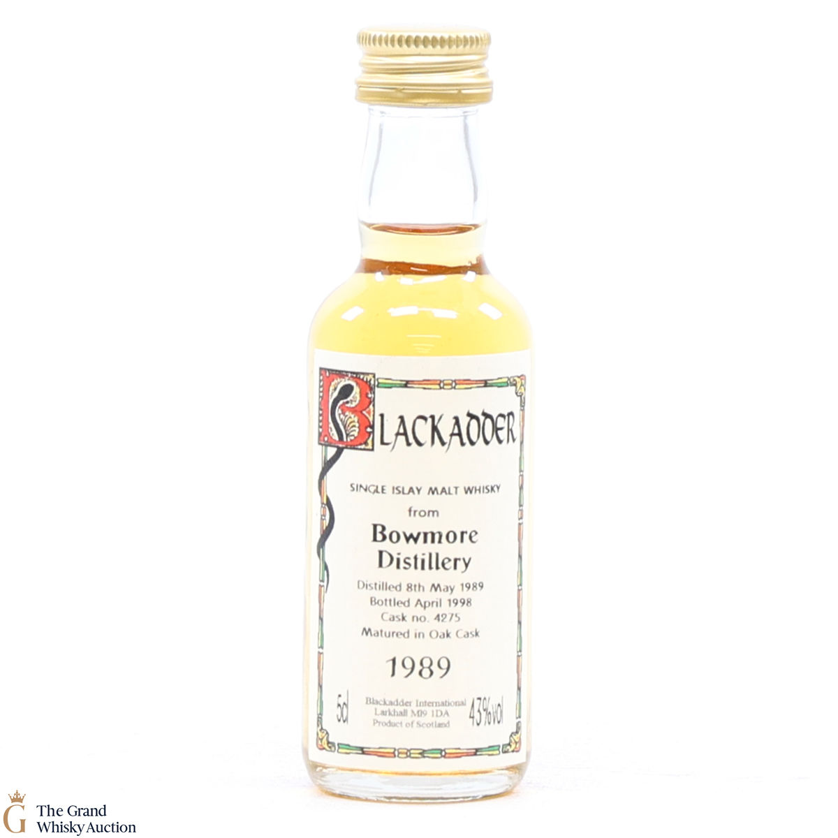 Bowmore - 1989 - Blackadder (5cl)