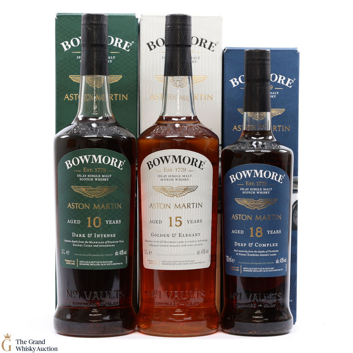 Bowmore - Aston Martin - Edition 1,2 + 3