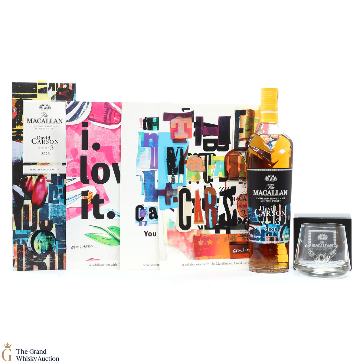 Macallan - Concept No.3 - 2020 + David Carson Prints + Glass