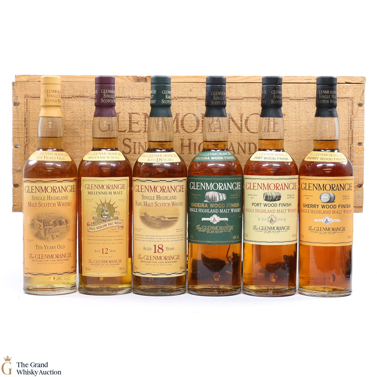 Glenmorangie - 6 x Collection + Vintage Crate